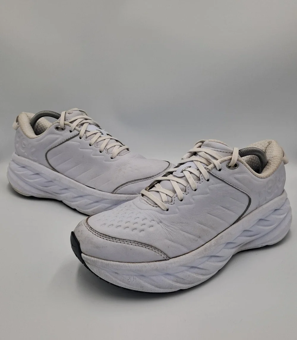 Size 10 - Hoka One One Bondi SR White (Women's) - 1110521 WHT - RETAIL $405